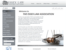 Tablet Screenshot of essexlaw.ca